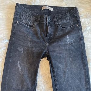 Black High Waisted Skinny Jeans